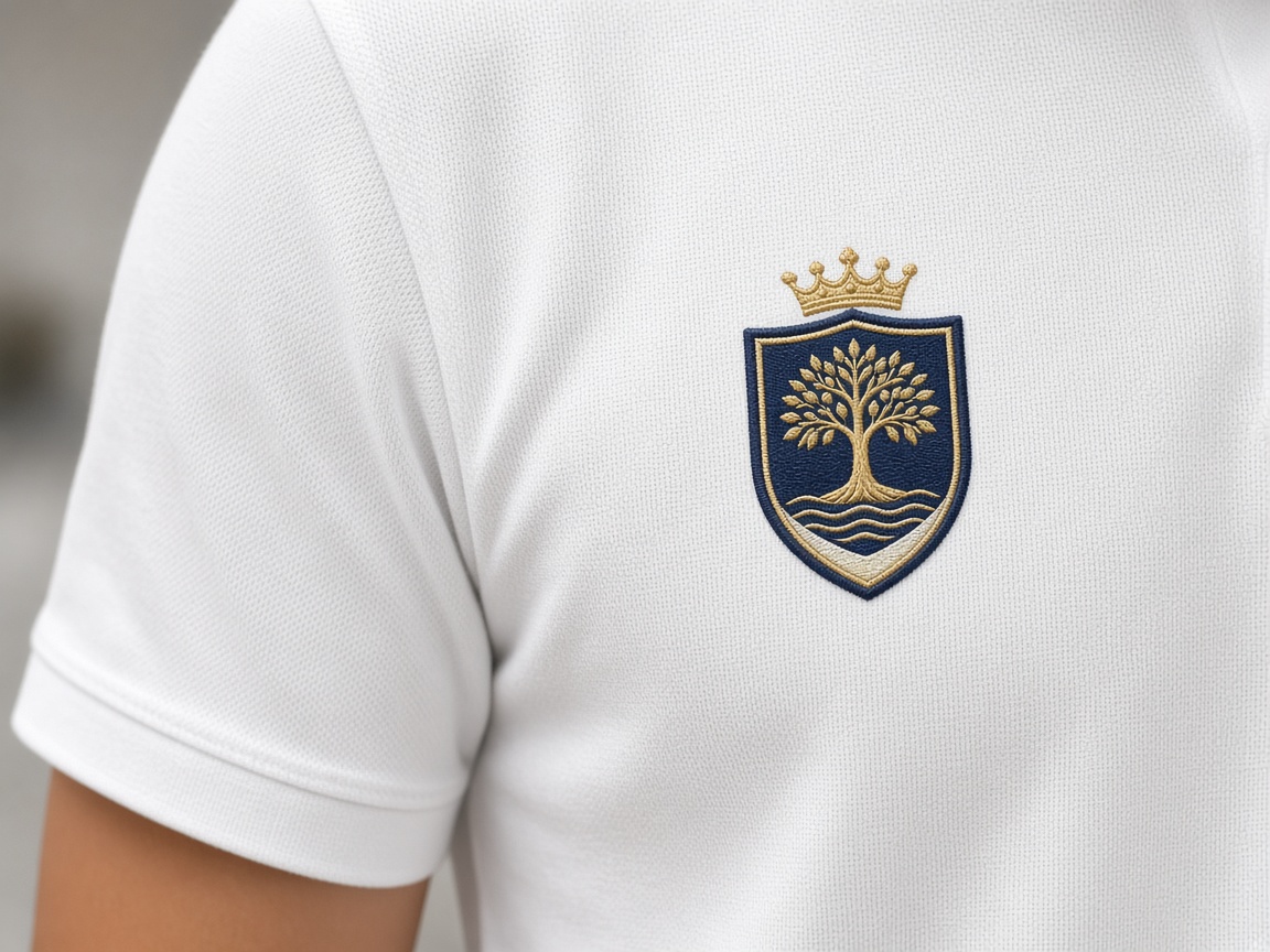Left chest embroidered polo